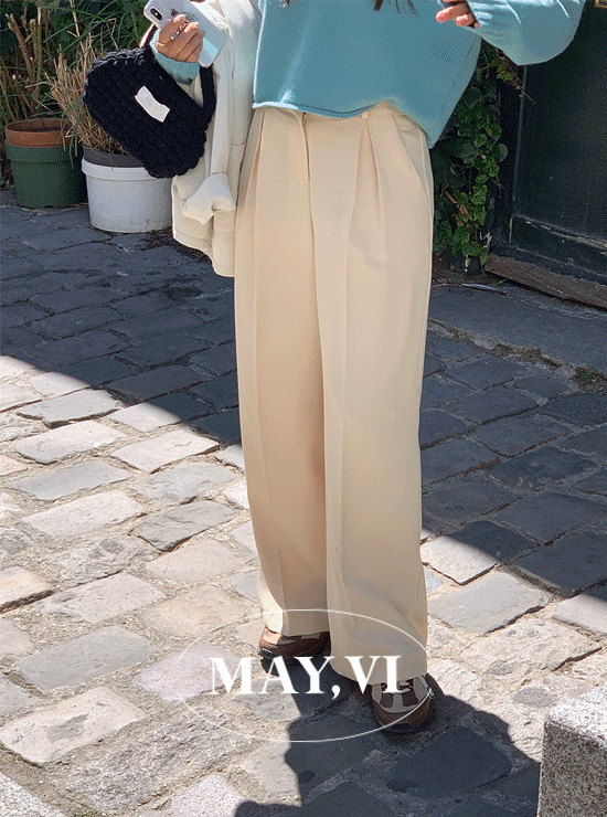[Mayvi] Oiling slacks (3 color)