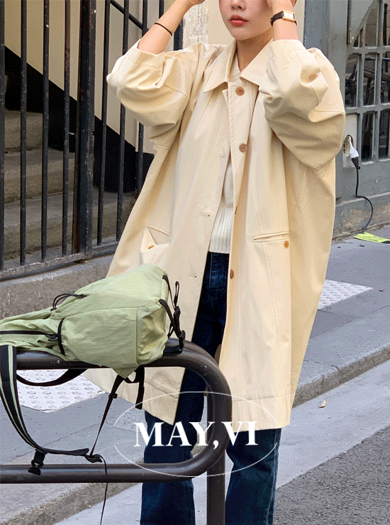 [Mayvi] Moa half 코트 (3 color)