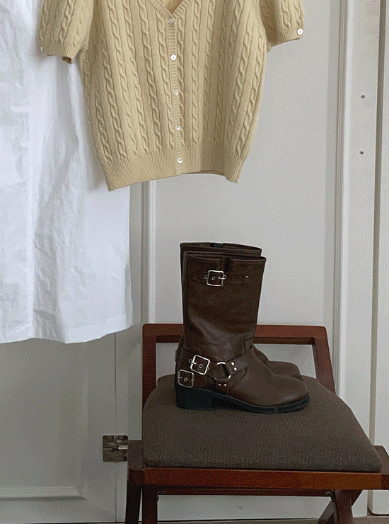 카눈 미들 버클 boots (2 color)