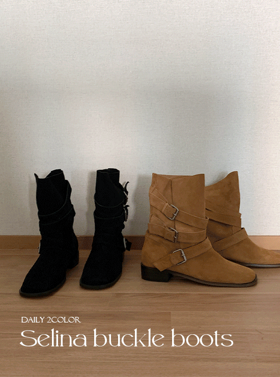 셀리나 버클 boots (2 color)